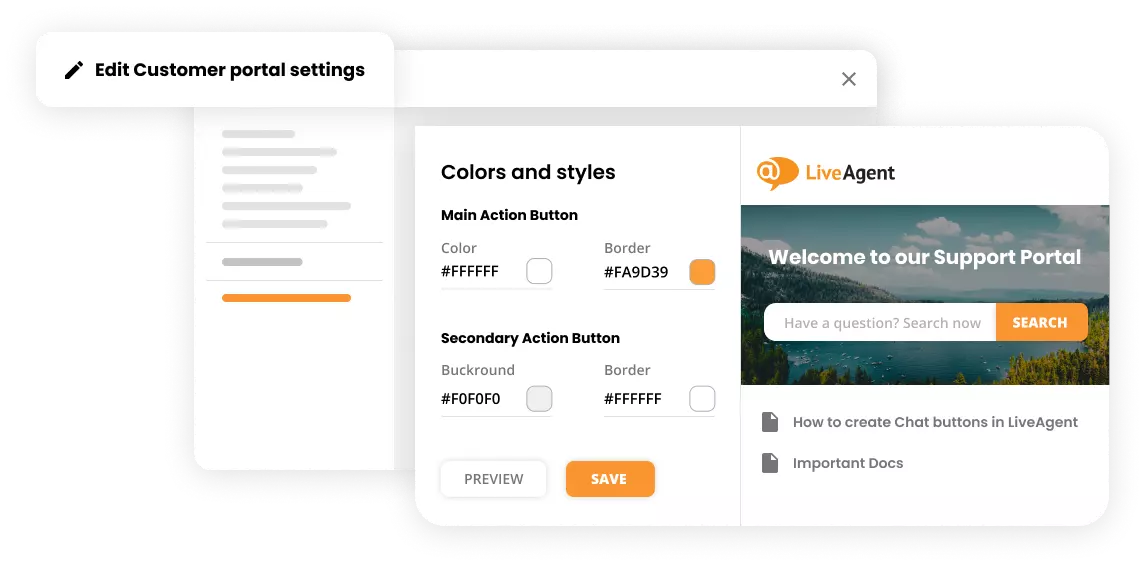 Baza znanja s prilagodljivim brendiranjem