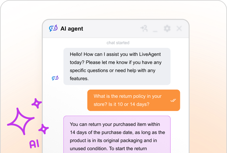LiveAgent AI Chatbot značajka