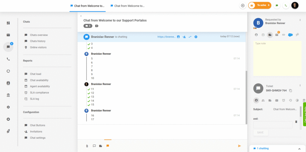 Nedostajući tekst u chatovima u LiveAgent-u