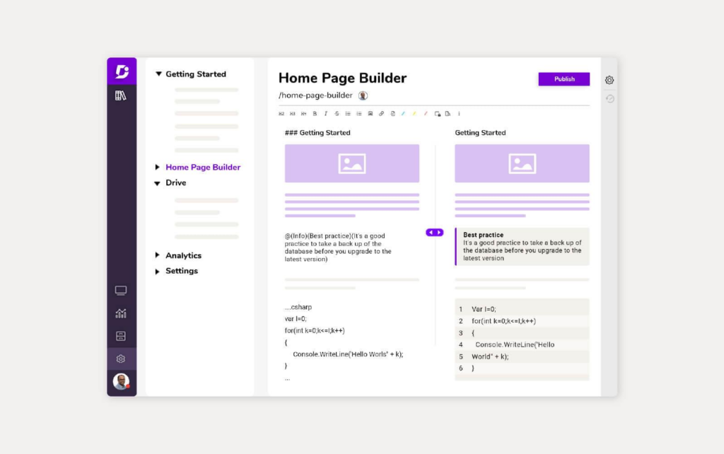 Document360 softver koji pruža rješenja za bazu znanja
