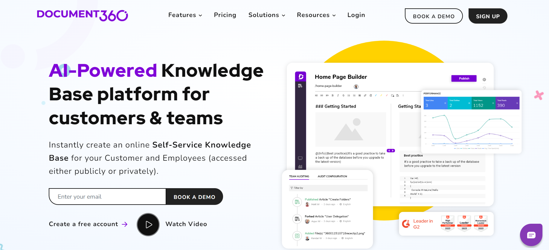 Naslovnica Document360