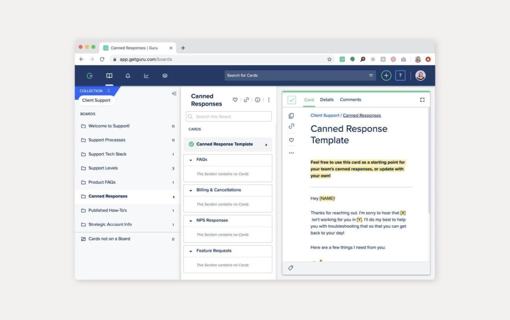 Praktičan primjer baze znanja Guru softvera