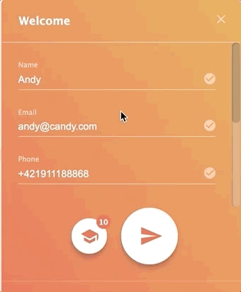 Obrazac za kontakt sa strane LiveAgent-a
