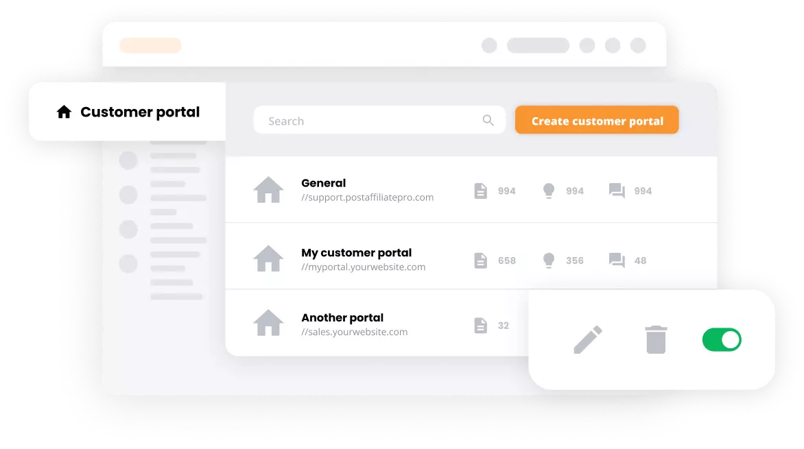 Značajka višestruke baze znanja u LiveAgent-u