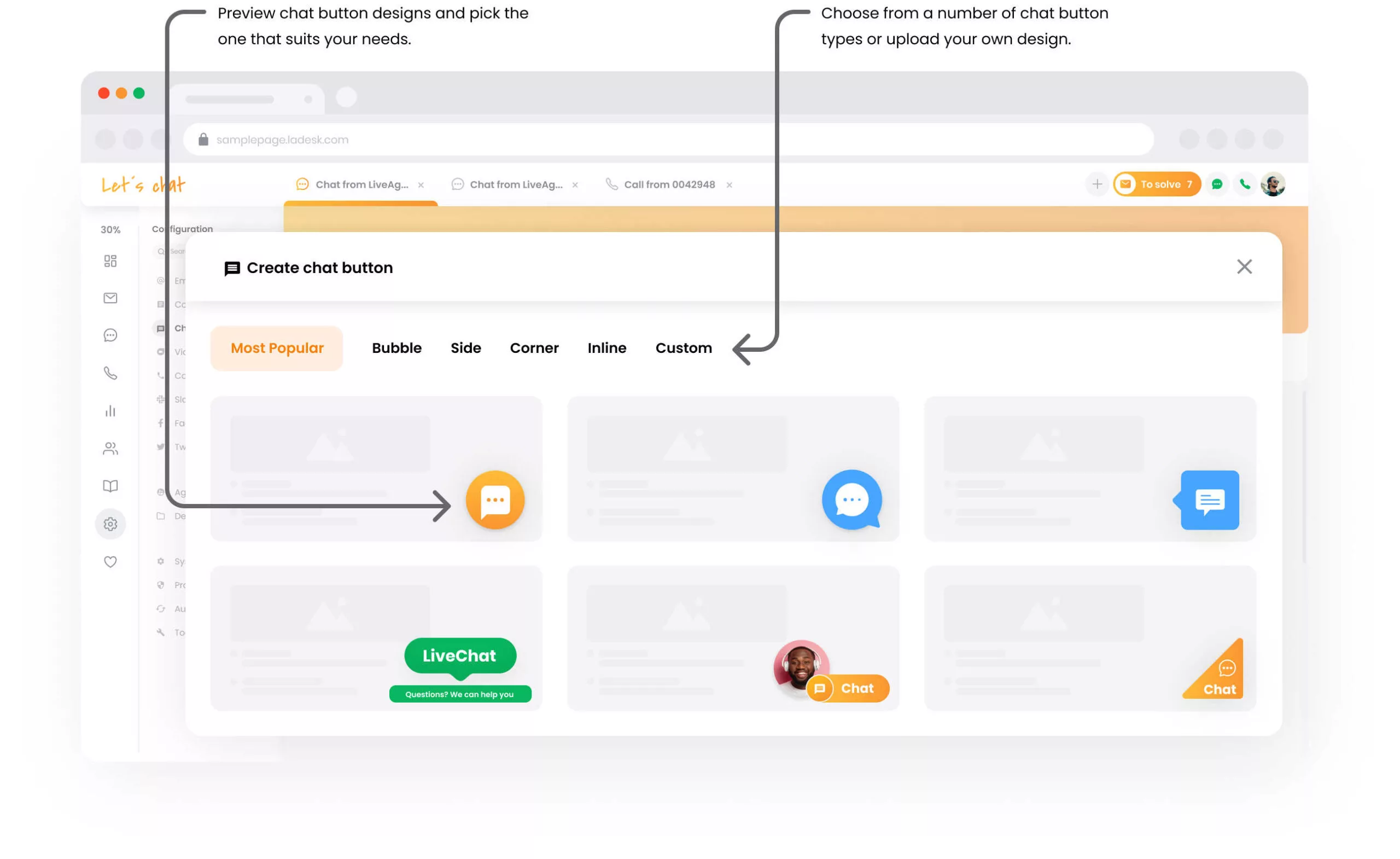 Prikaz tipkanja u realnom vremenu u LiveAgent-u