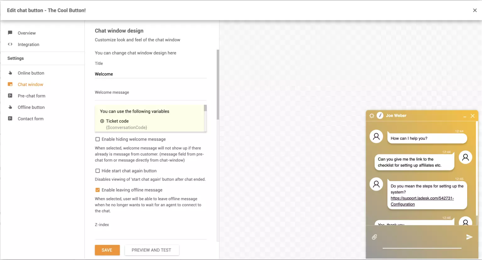 Prilagodite prozor chata