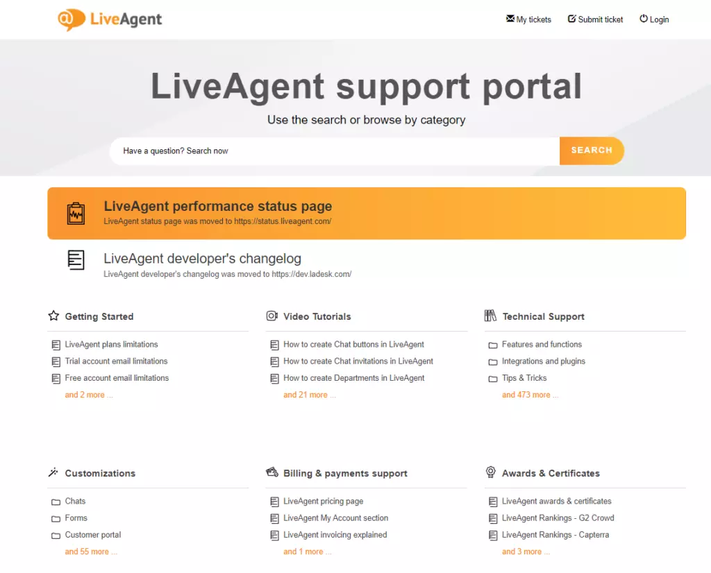 Portal podrške LiveAgent