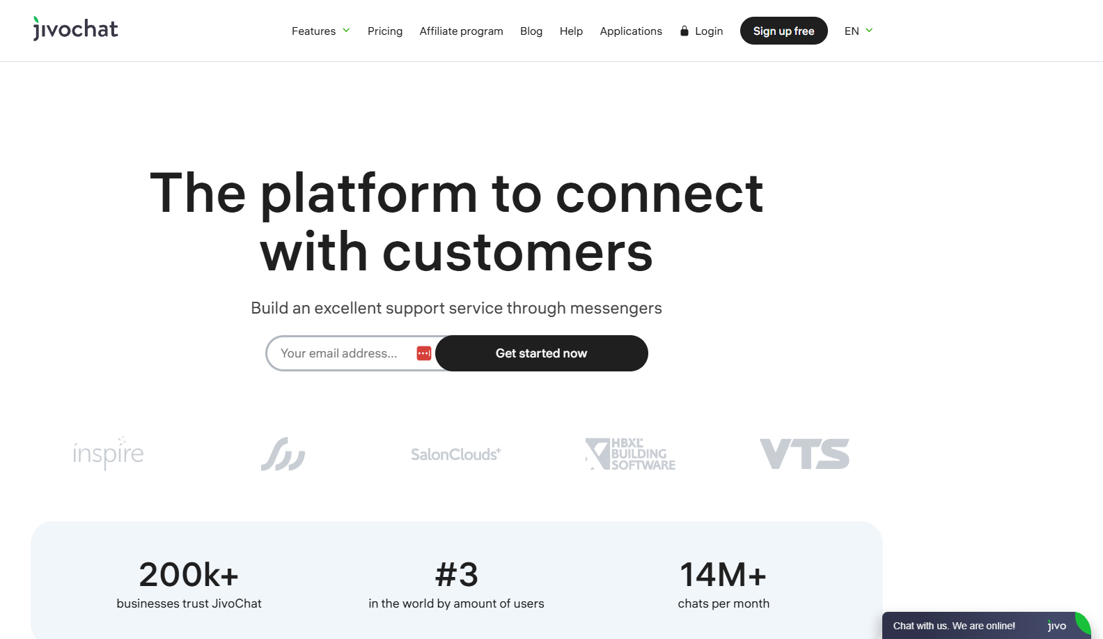 Početna stranica Jivochat