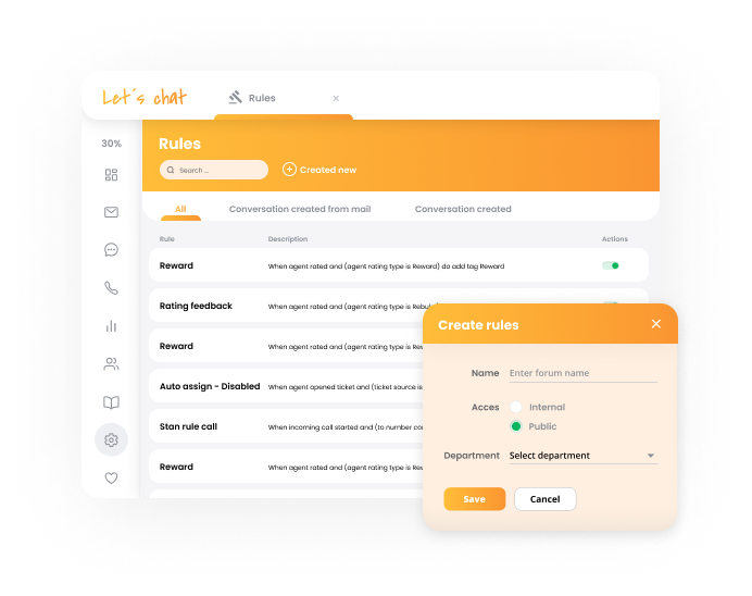 LiveAgent-ova značajka automatizacije