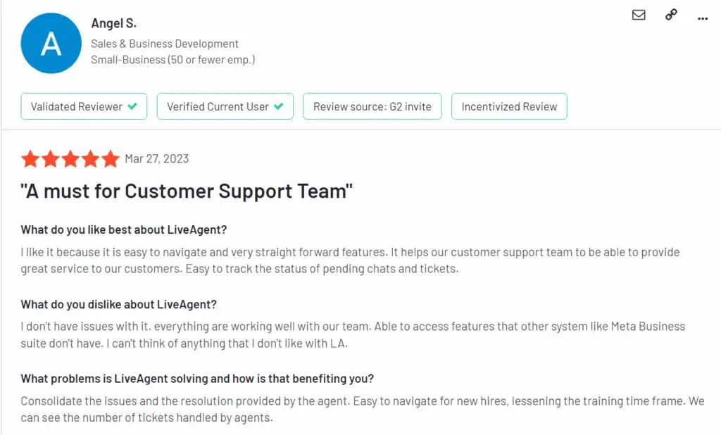 G2 - LiveAgent Recenzije i Detalji Proizvoda