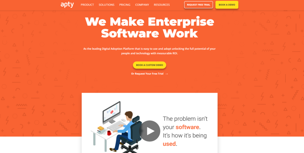 Početna stranica Apty-ja