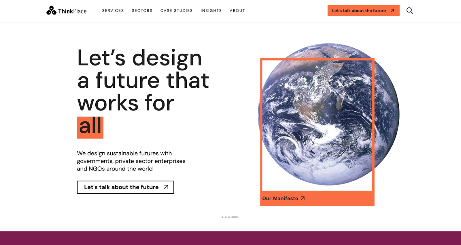 Snimak zaslona platforme IBM ThinkPlace
