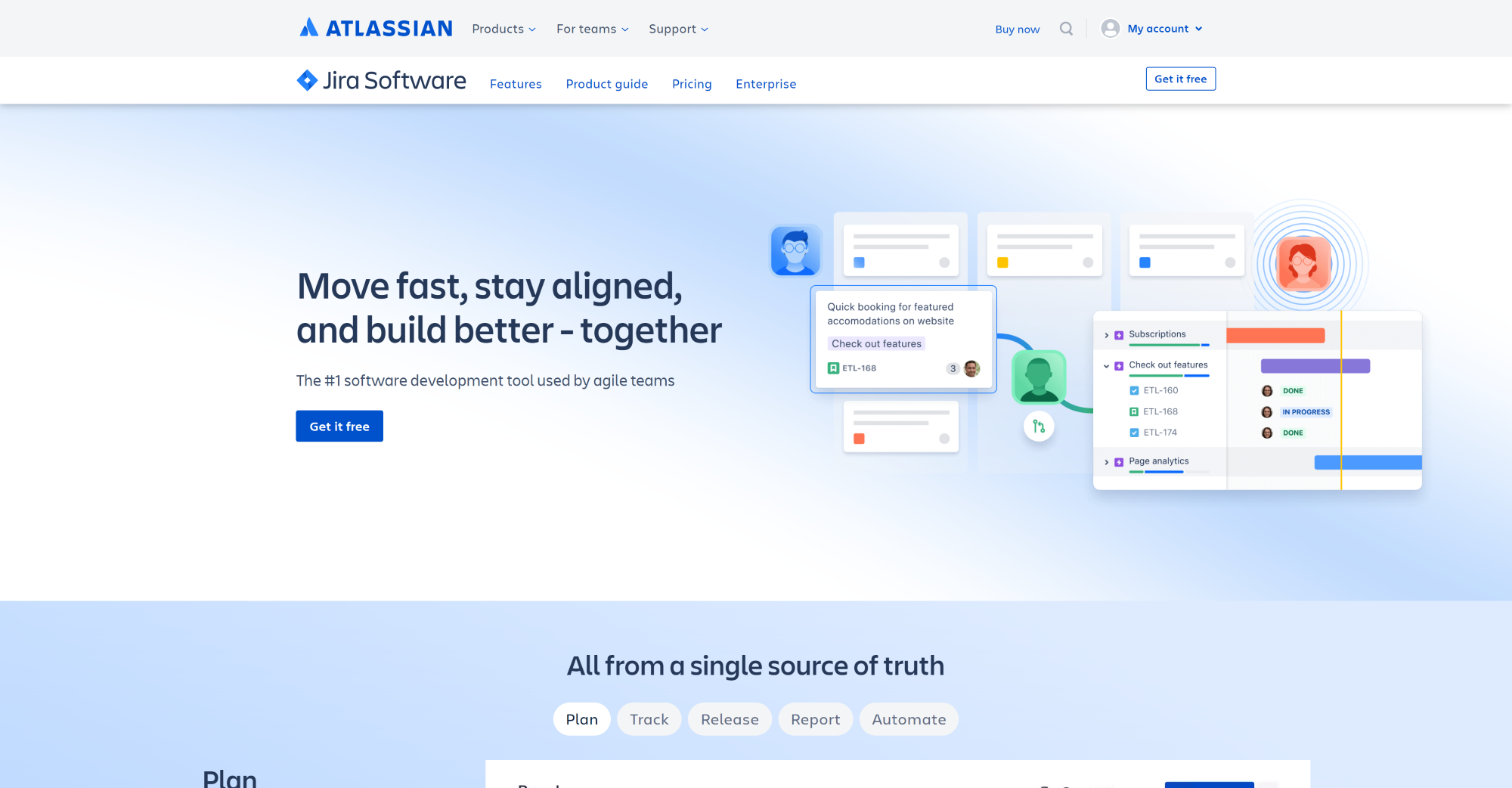 Jira početna stranica - Alternativa Spiceworks-u koja nudi sveobuhvatno softversko rješenje