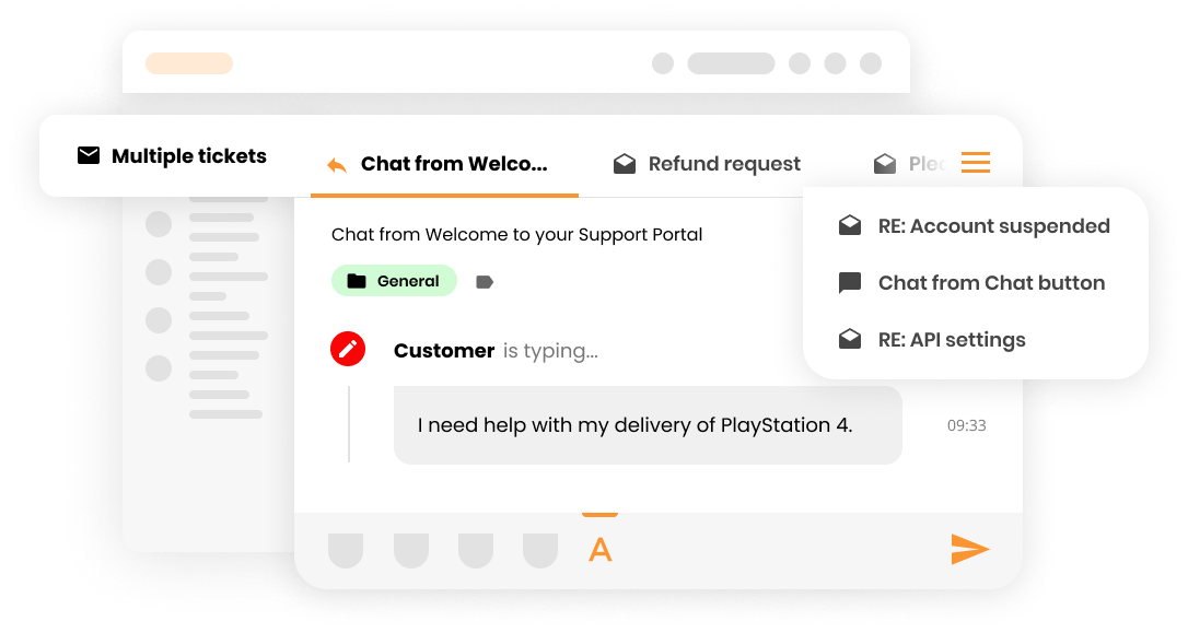 Značajka više tiketa u sustavu za tiketiranje za upravljanje korisničkom podrškom - LiveAgent