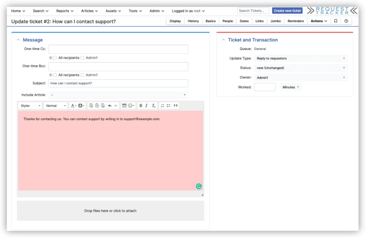 Request Tracker Sustavi za tiketiranje otvorenog koda