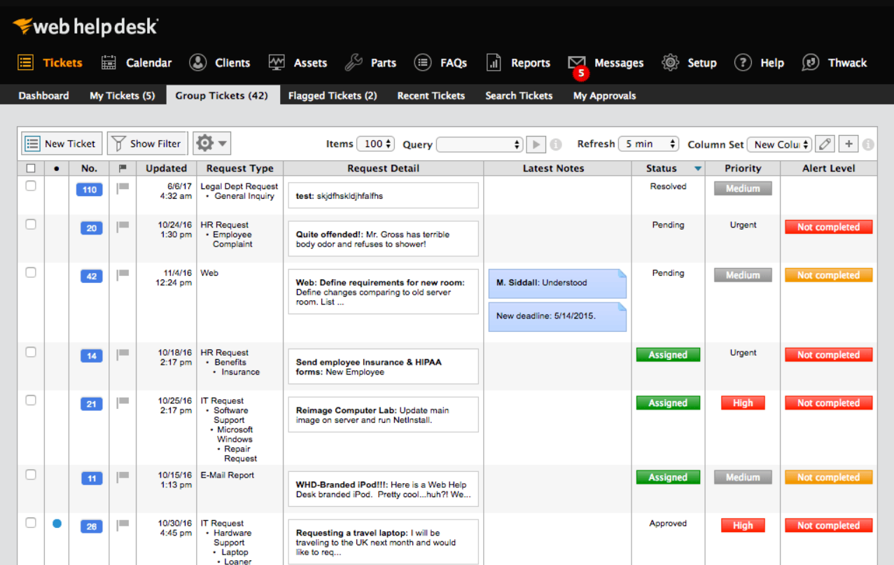 Tiketima SolarWinds Service Desk