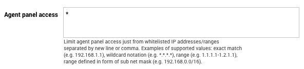 Whitelist agenta u LiveAgent-u