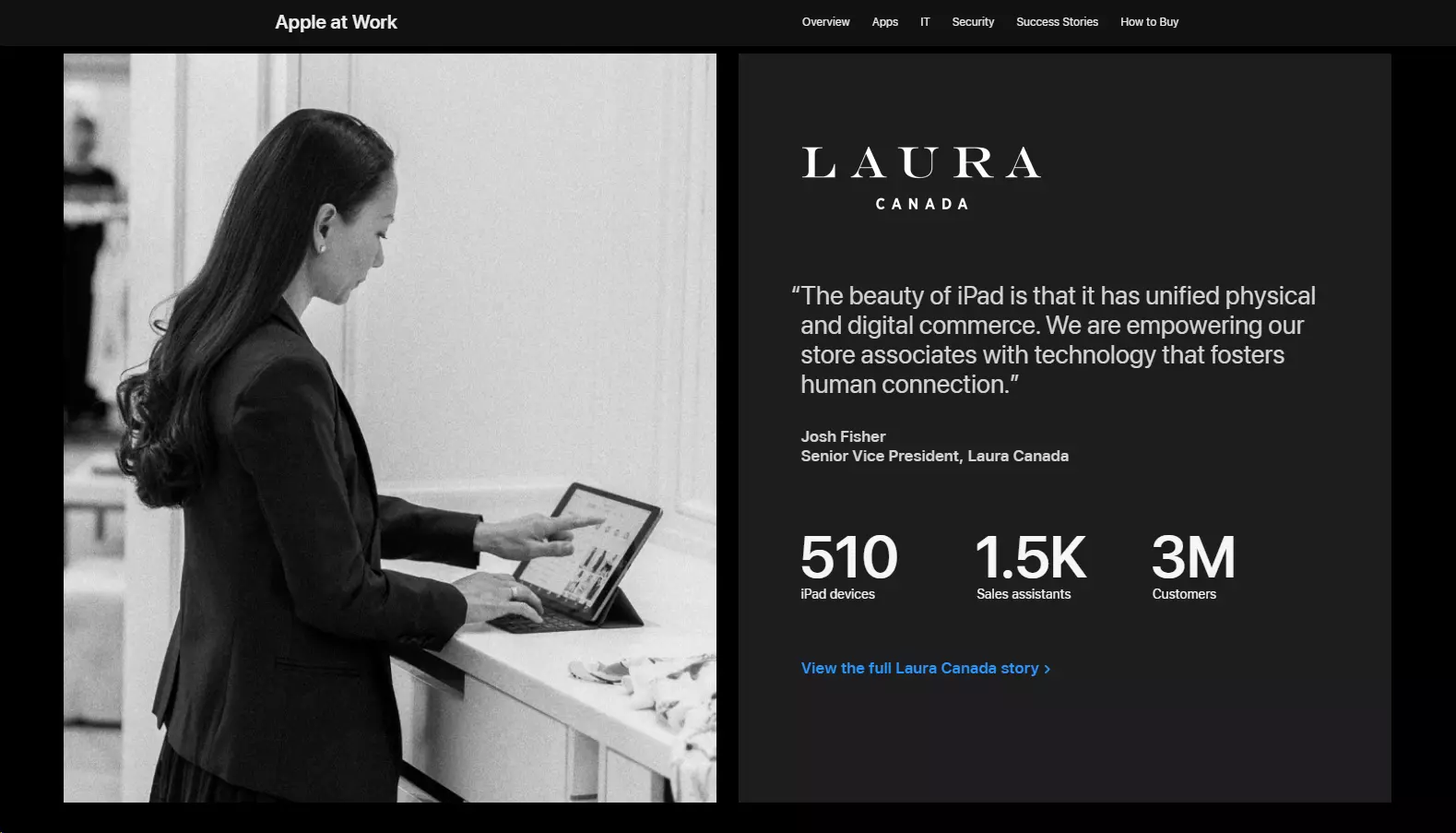 Apple ostvaruje ciljeve korisničke službe nudeći kvalitetne proizvode i personalizirana rješenja