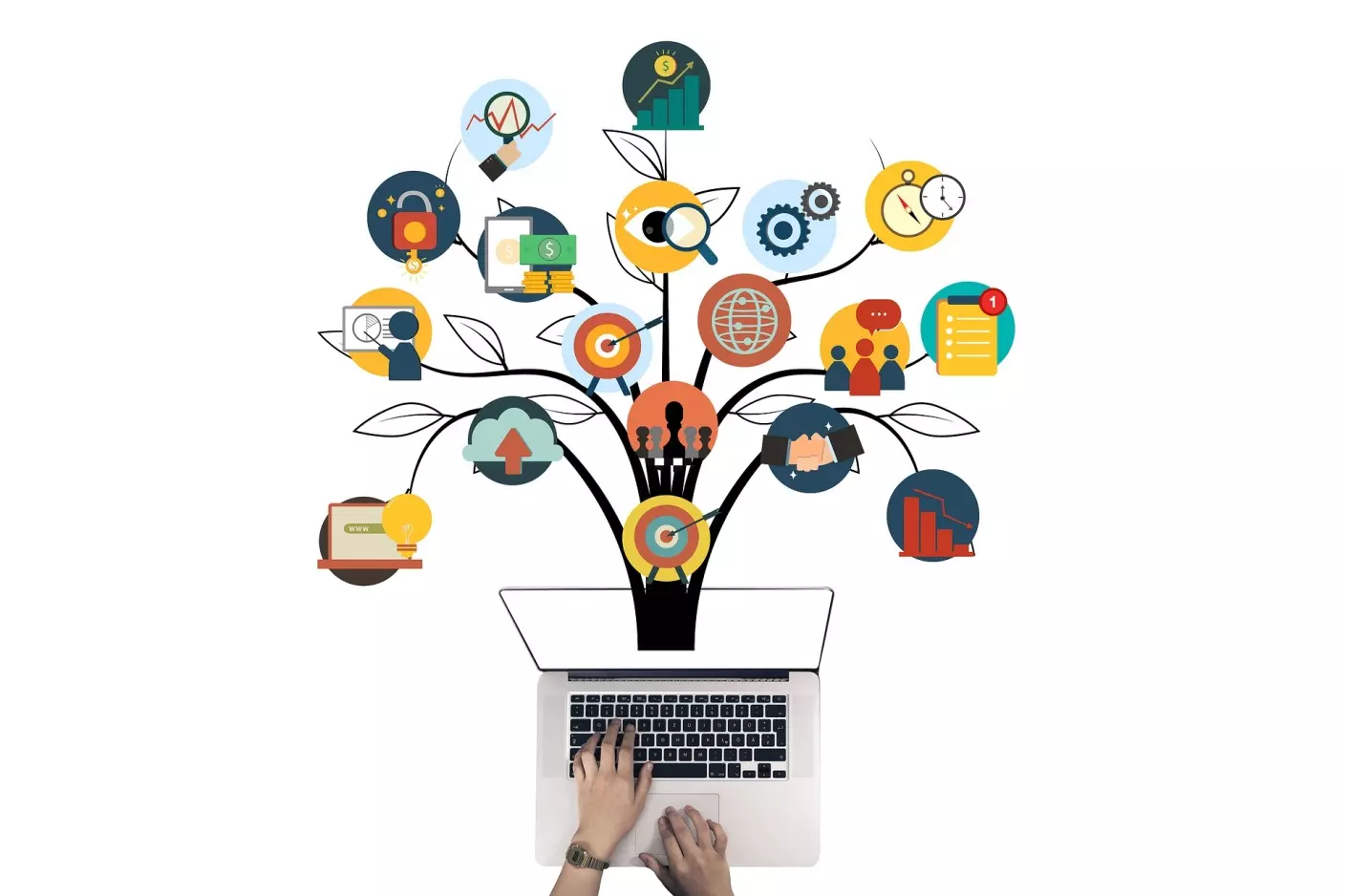 Ilustracija strategije brendiranja