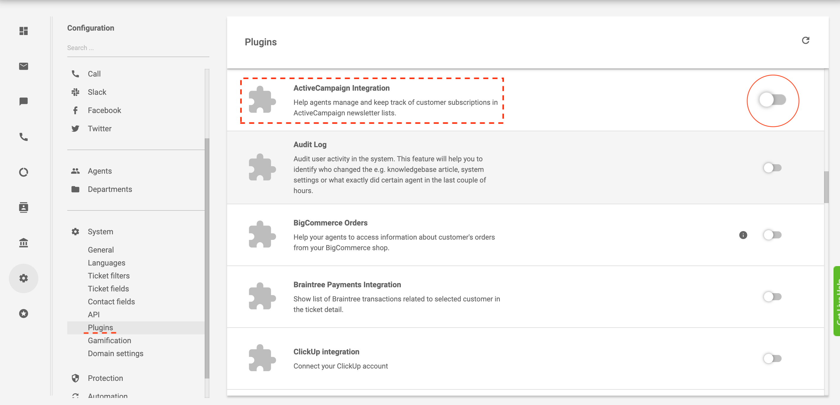 primjer integracije automatizacije e-pošte u LiveAgent