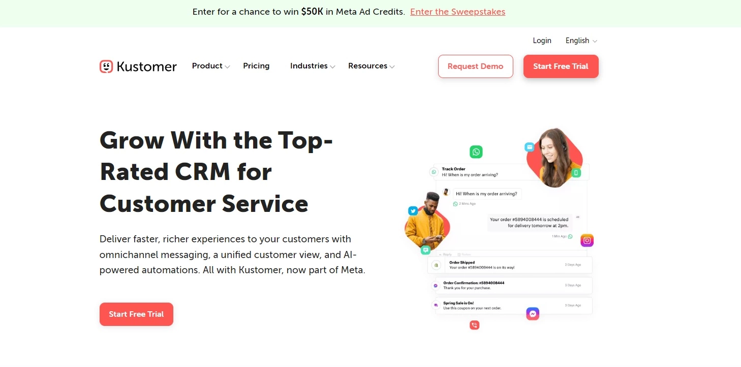 Kustomer help desk softver