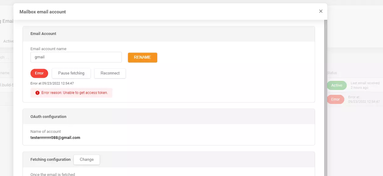 LiveAgent - Uklonjena greška nakon dodavanja Gmail dolaznog računa