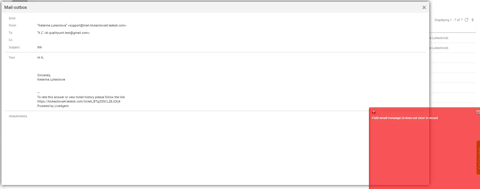 LiveAgent - Ispravljena greška s emailovima i privicima