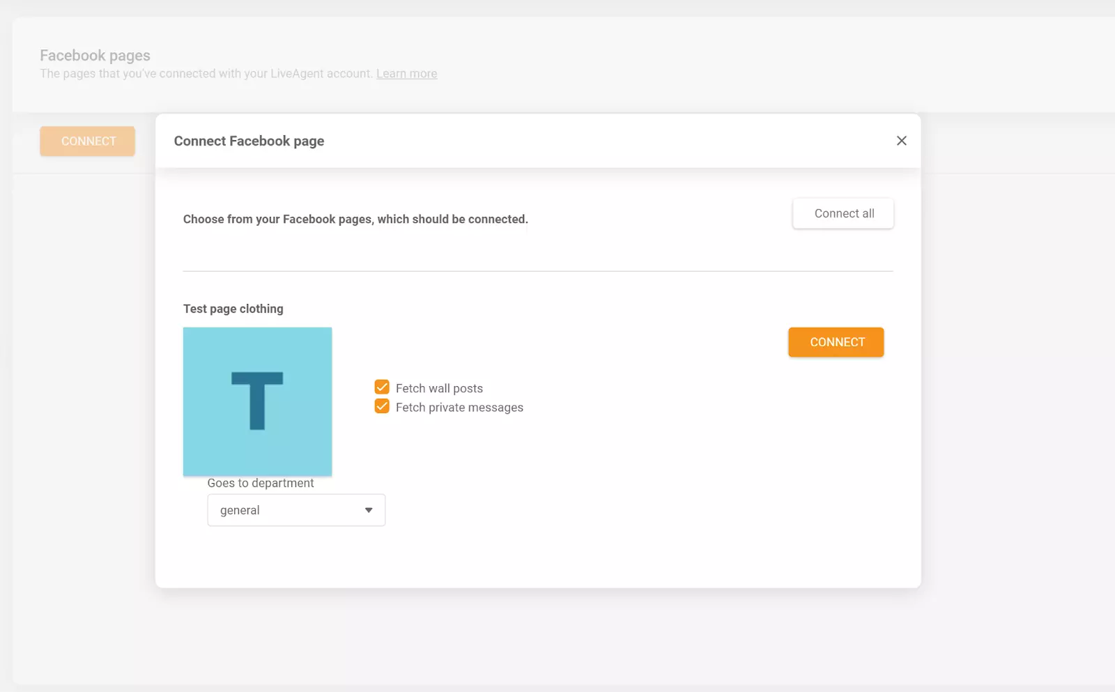 LiveAgent - povežite vašu Facebook stranicu
