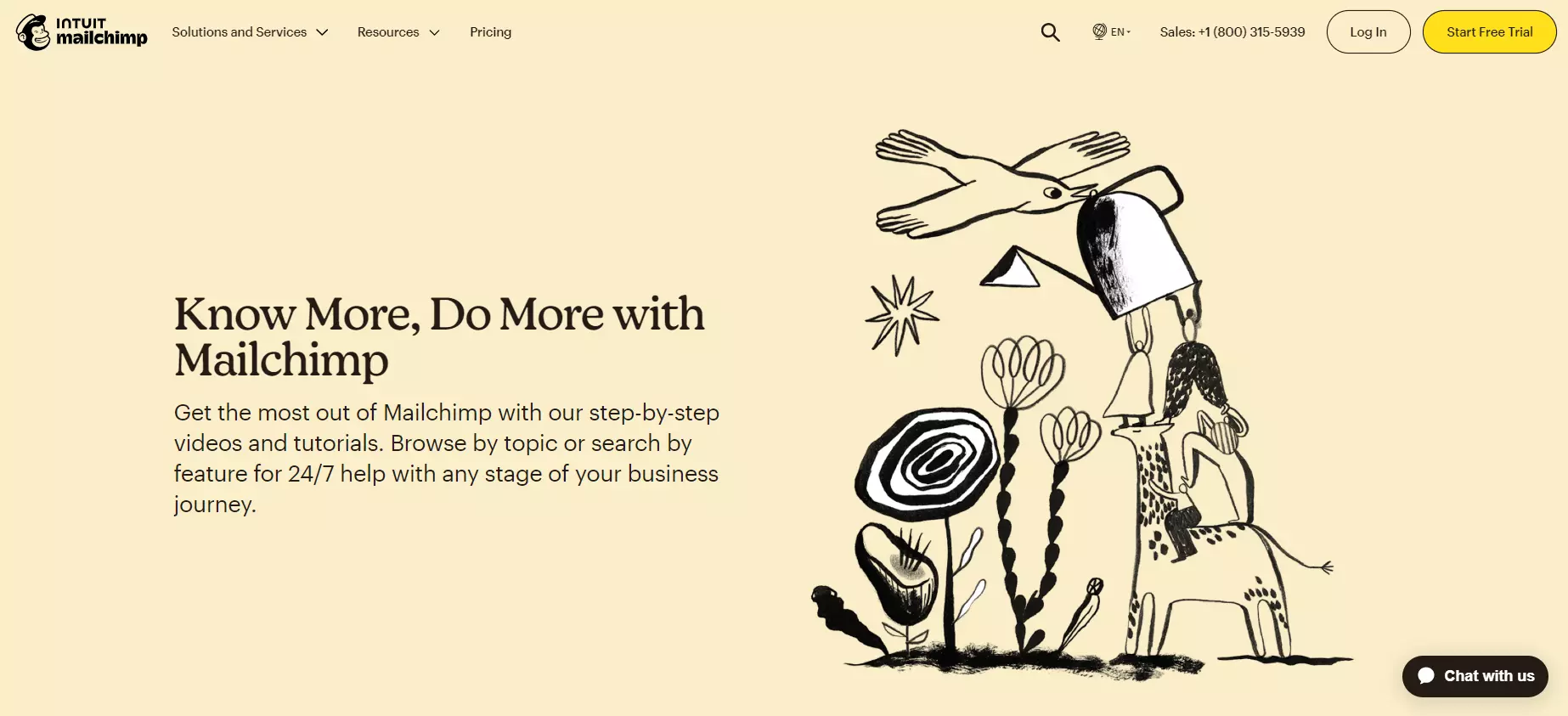 Mailchimp-ova platforma baze znanja