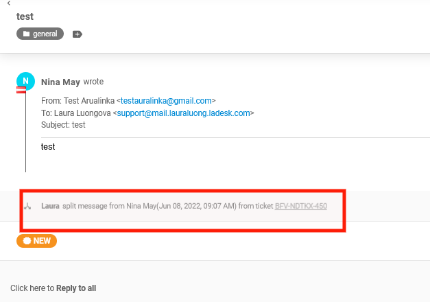 SLA nije primijenjen na podijeljene karte u aplikaciji LiveAgent