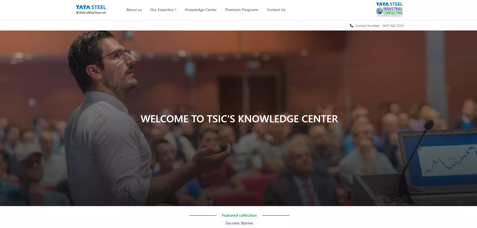 Stranica centra znanja Tata Steela