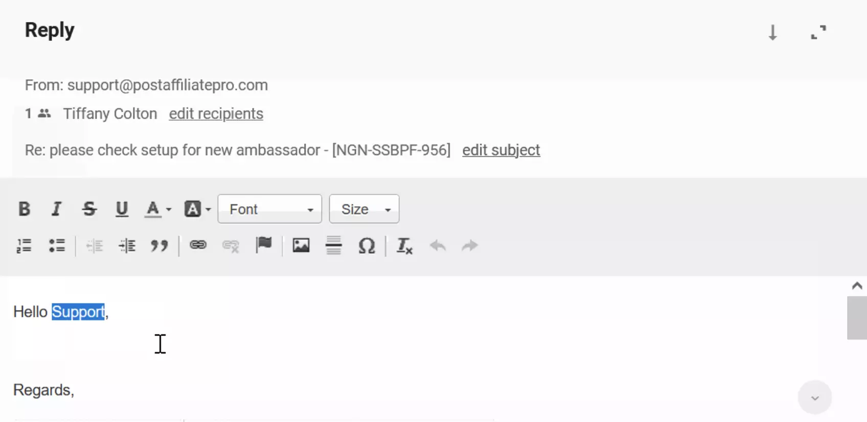 Primjer pogrešnog dohvaćanja imena u tiketima