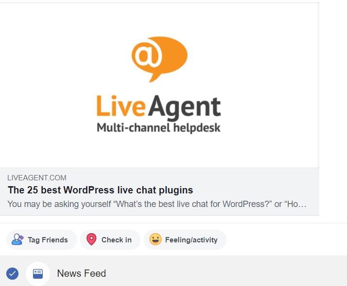 Primjer društvenog markupa