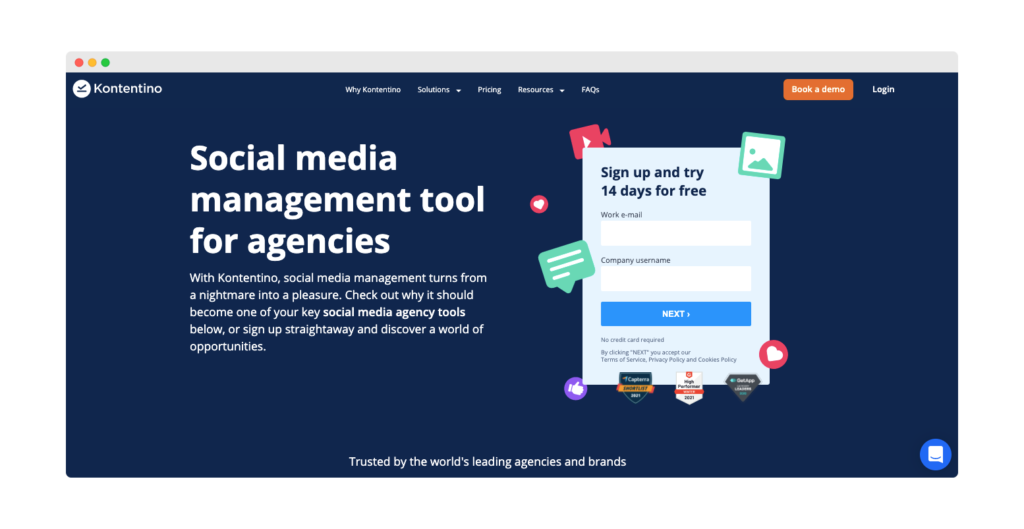 Kontentino stranica za pristajanje