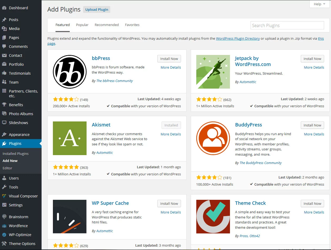 Uvijek provjerite funkcionalnost WP dodatka