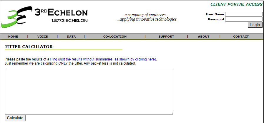 Primjer kalkulatora jittera