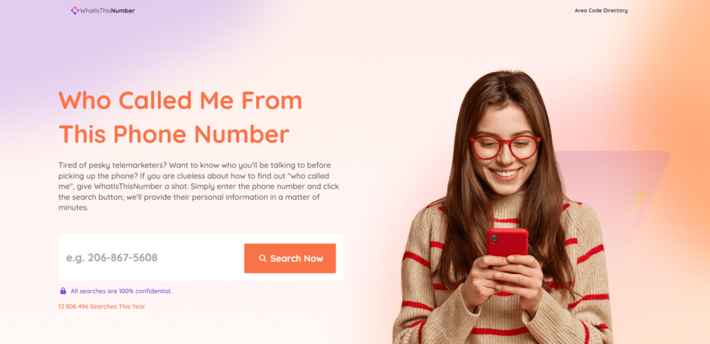 WhatIsThisNumber početna stranica