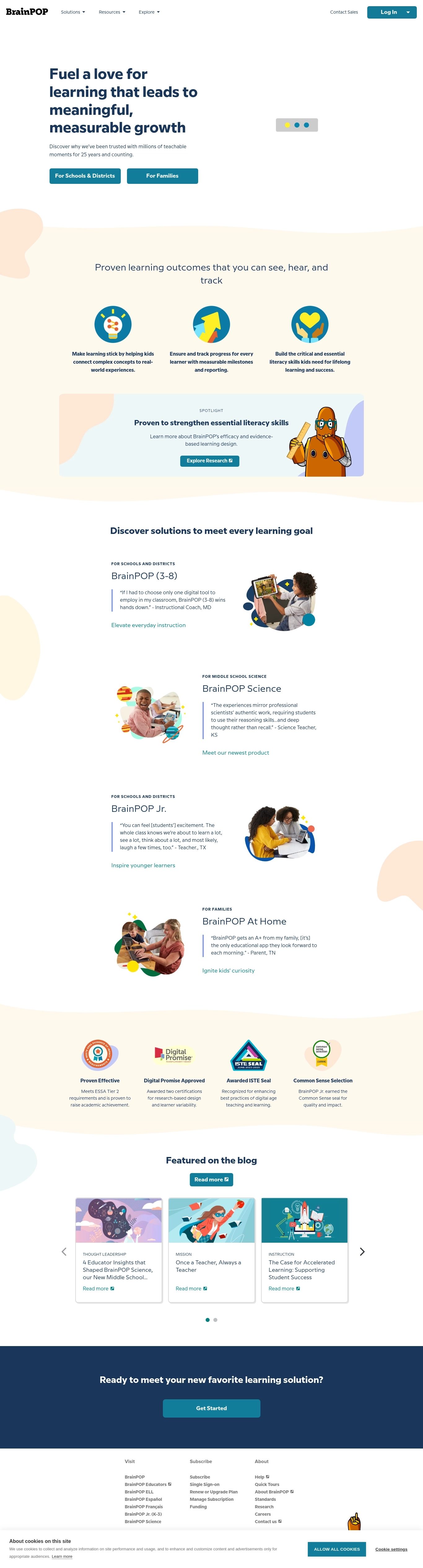 BrainPOP Kontakti Help Deska