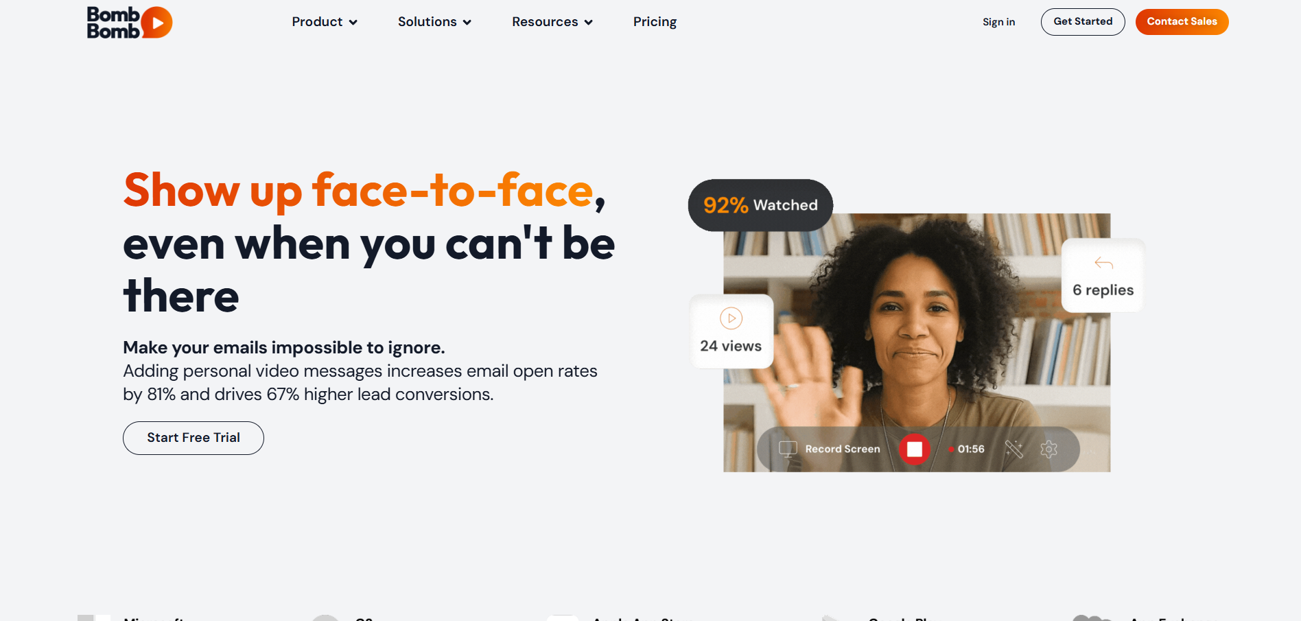 BombBomb Kontakti Help Deska