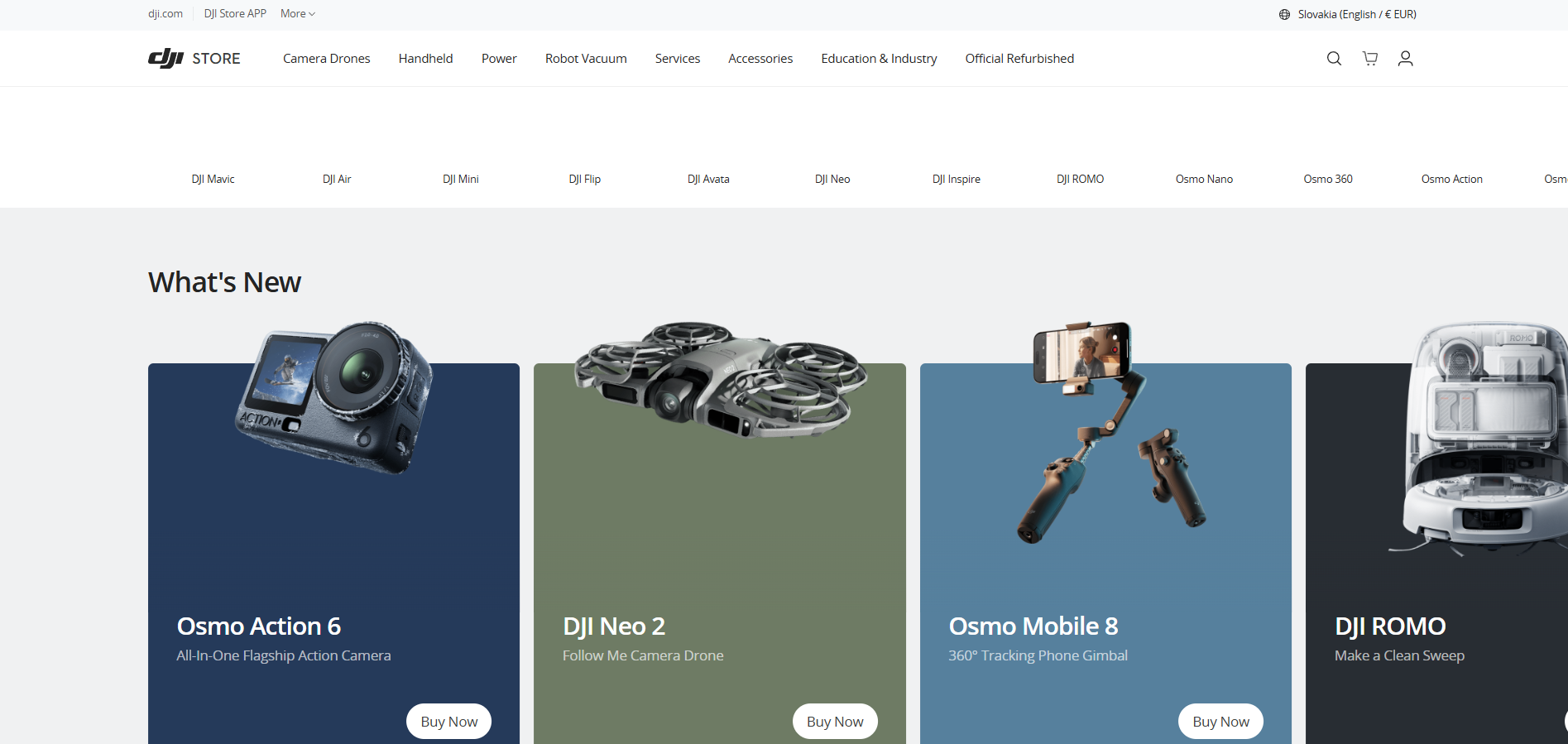 DJI Kontakti Help Deska