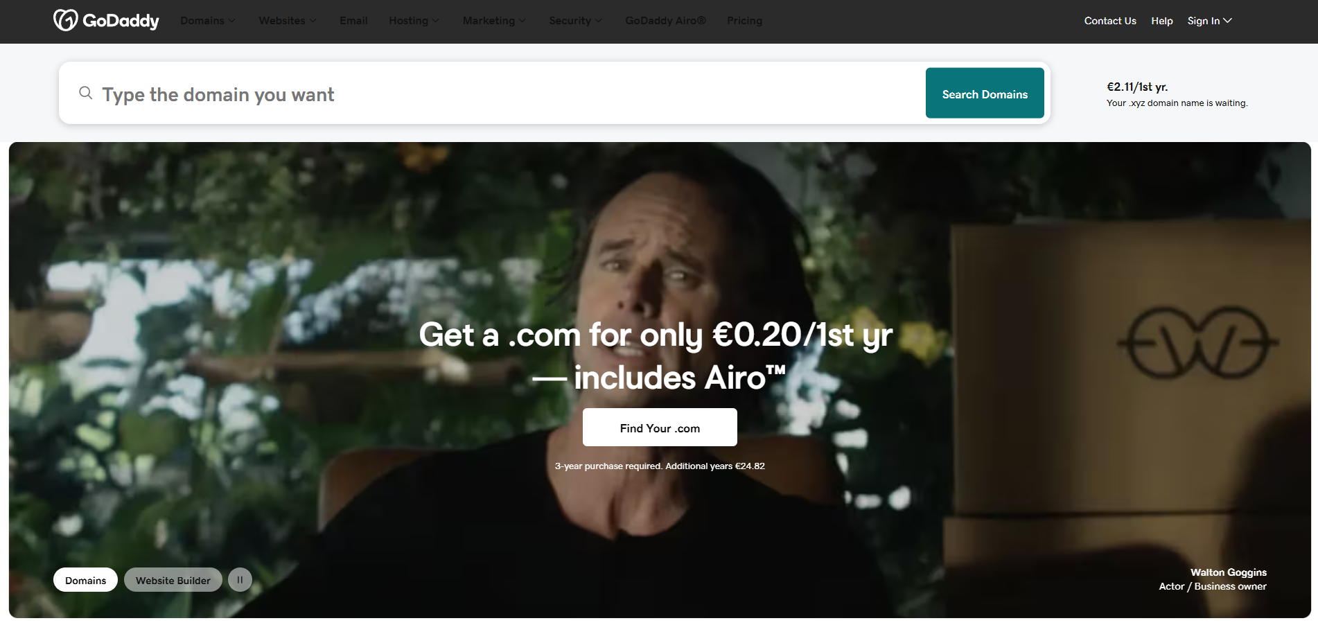 GoDaddy Kontakti korisničke podrške