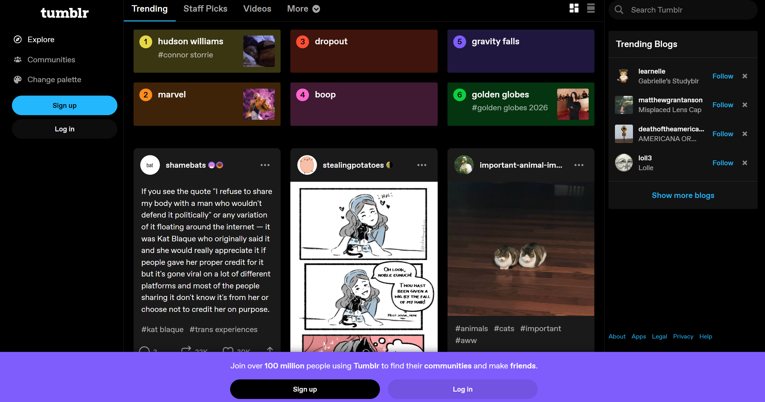 Tumblr Help Desk Kontakti