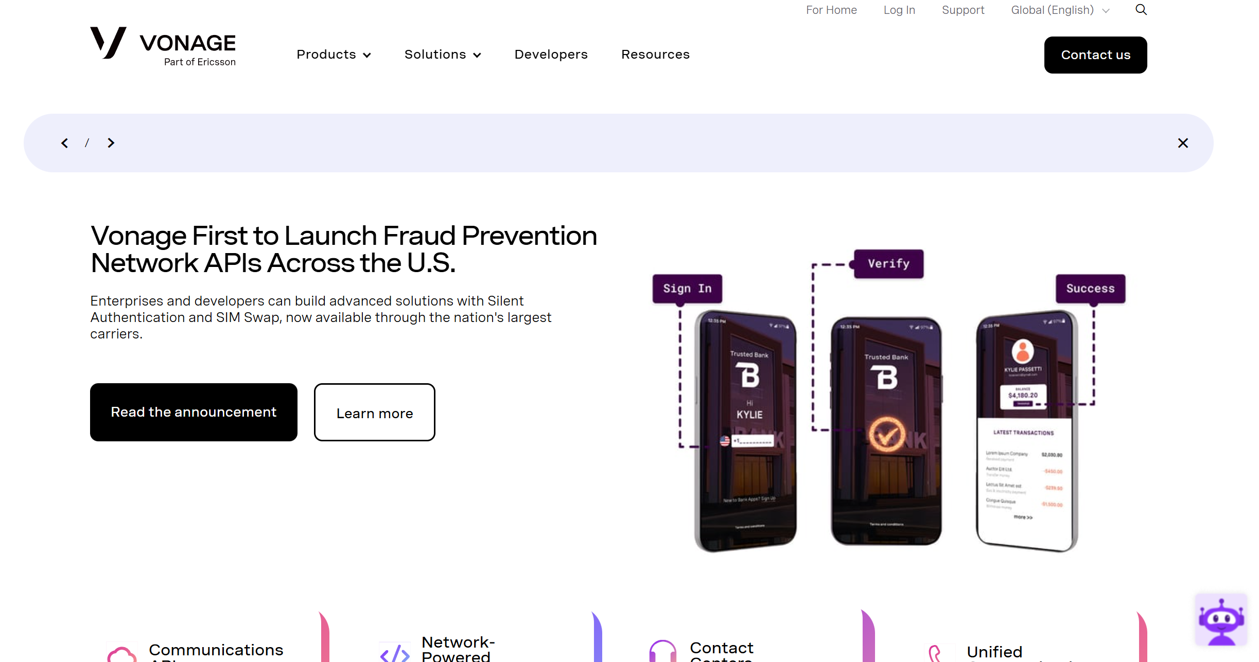 Vonage Kontakti za korisničku podršku