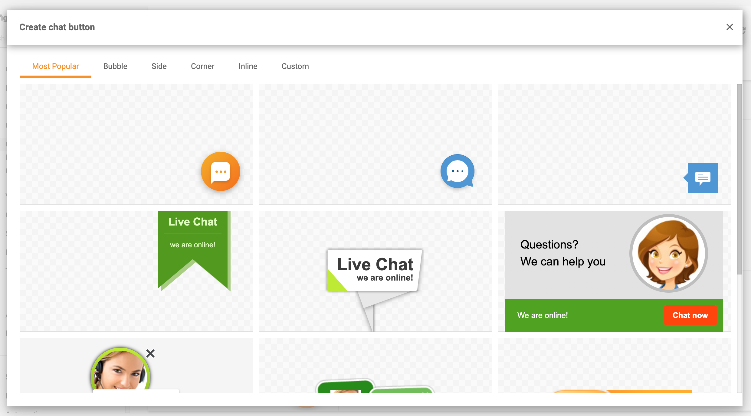 Chat widget za web stranicu
