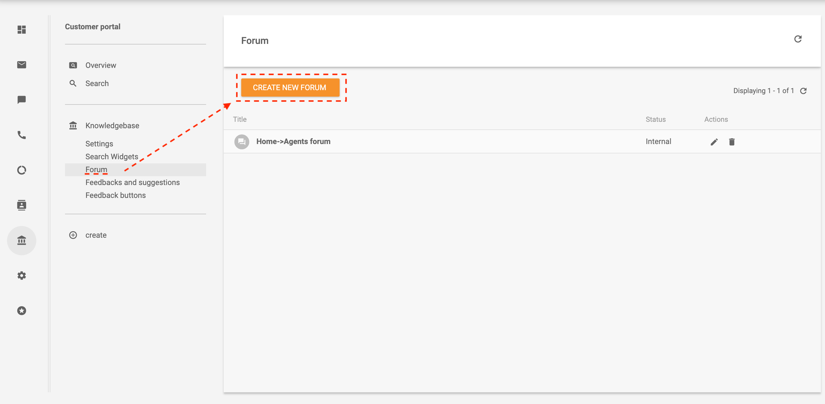 Kreiraj forum u LiveAgent-u