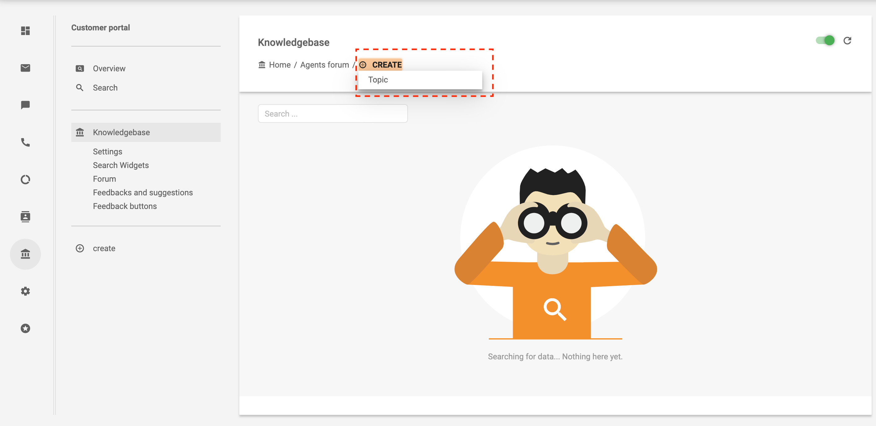 Kreiraj temu u forumu agenata - LiveAgent