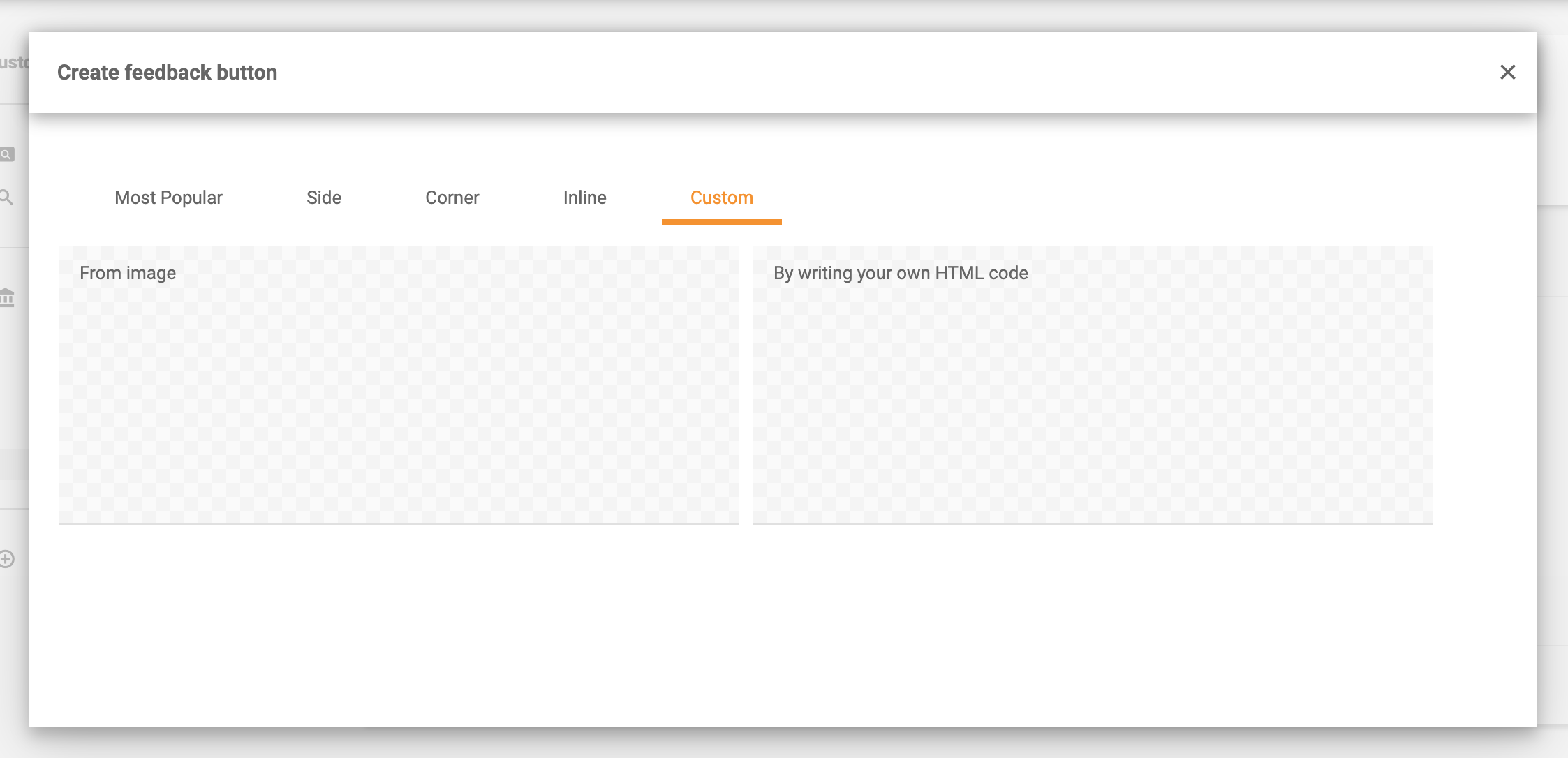Prilagođeni gumbi za povratne informacije