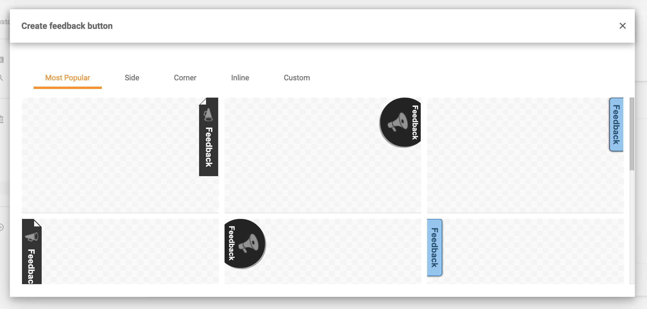 Stilovi gumba za povratne informacije - najpopularniji