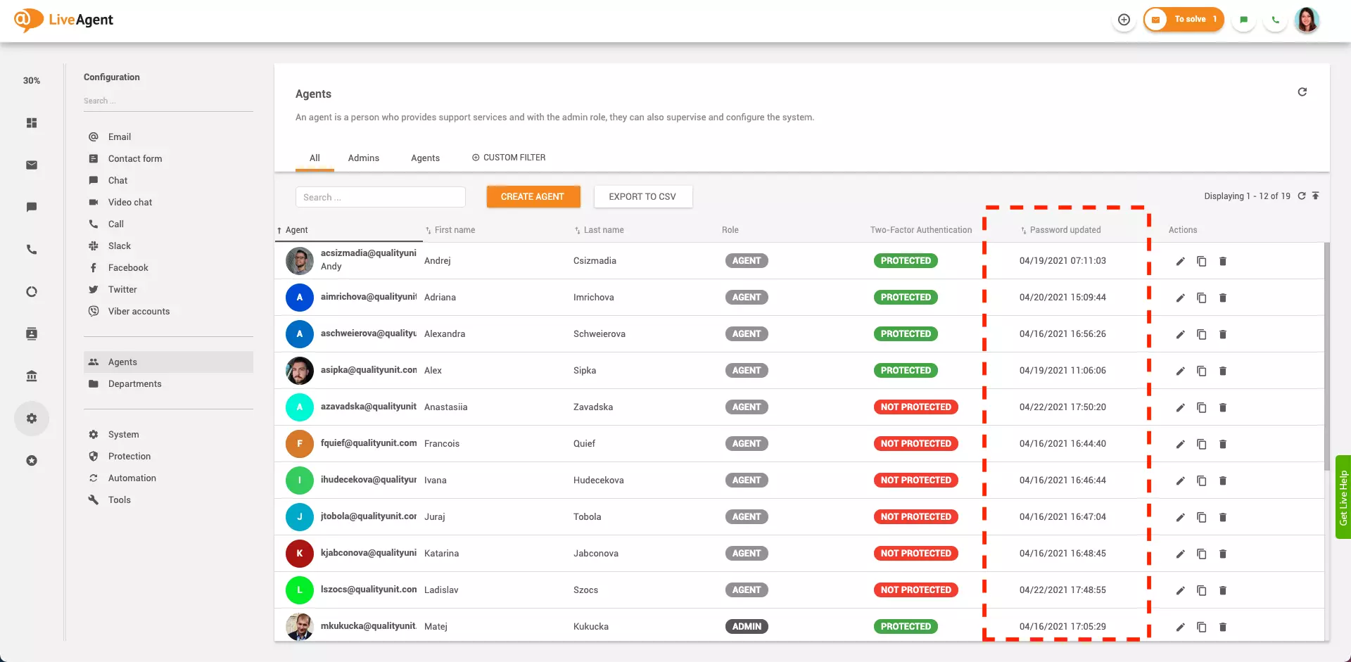 Zapisnik revizije lozinke
