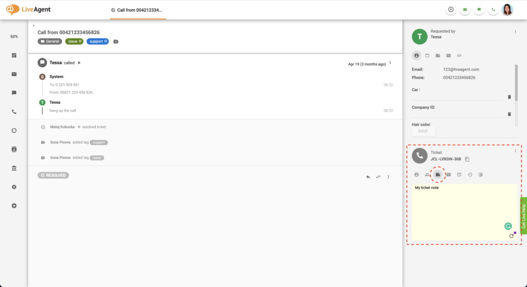 Polje karte bilješke help deska